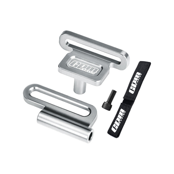 Aluminum 7075-T6 Alloy Retainer Battery Hold-Down For Arrma 1/16 Mini Kraton 3S Speed Truck-ARA2508 Upgrades - Silver