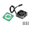 Aluminum 6061-T6 Alloy High Speed 30X10mm Cooling Fan 20000 RPM For Arrma 1/16 Mini Kraton Speed Truck Upgrades - Green