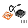 Aluminum 6061-T6 Alloy High Speed 30X10mm Cooling Fan 20000 RPM For Arrma 1/16 Mini Kraton Speed Truck Upgrades - Orange