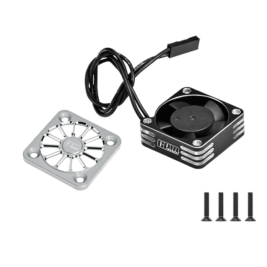 Aluminum 6061-T6 Alloy High Speed 30X10mm Cooling Fan 20000 RPM For Arrma 1/16 Mini Kraton Speed Truck Upgrades - Silver