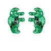 Aluminum 7075-T6 Alloy Front Hub / Steering Blocks (Larger Bearings) For Arrma 1/16 Mini Kraton 3S Speed Truck-ARA2508 Upgrades - Green