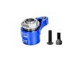 Aluminum 7075 Alloy 21T Servo Saver For Arrma 1:16 Mini Kraton 3S / Mojave Granite Typhon Quake Gorgon Grom / Losi 1:12 Nascar / Asphalt Late Model  - Blue