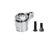 Aluminum 7075 Alloy 21T Servo Saver For Arrma 1:16 Mini Kraton 3S / Mojave Granite Typhon Quake Gorgon Grom / Losi 1:12 Nascar / Asphalt Late Model  - Silver