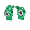 Aluminum 7075-T6 Alloy Rear Hub Larger Bearings For Arrma 1/16 Mini Kraton 3S Speed Truck-ARA2508 Upgrades - Green