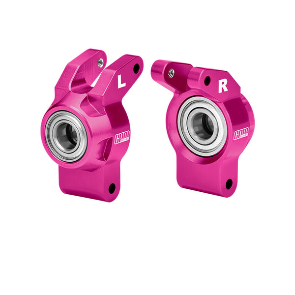 Aluminum 7075-T6 Alloy Rear Hub Larger Bearings for Arrma 1/16 Mini Kraton 3S Speed Truck-ARA2508 Upgrades - Pink