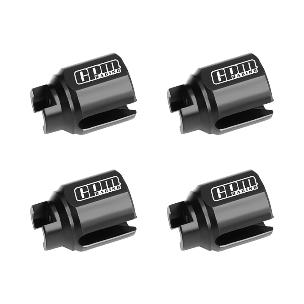 4140 Carbon Steel Front & Rear Diff Outdrive For Arrma 1/16 Mini Kraton 3S Speed Truck-ARA2508 Upgrades - Black