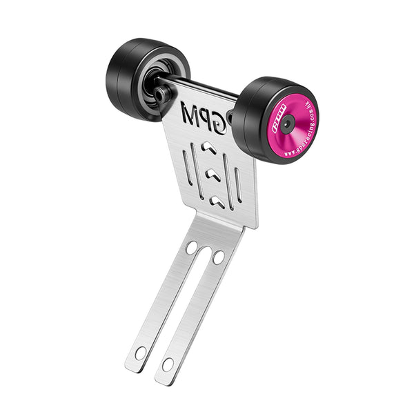 Stainless Steel Bearing Wheelie Bar Thick 1mm for Arrma 1/16 Mini Kraton 3S Speed Truck-ARA2508 Upgrades - Pink