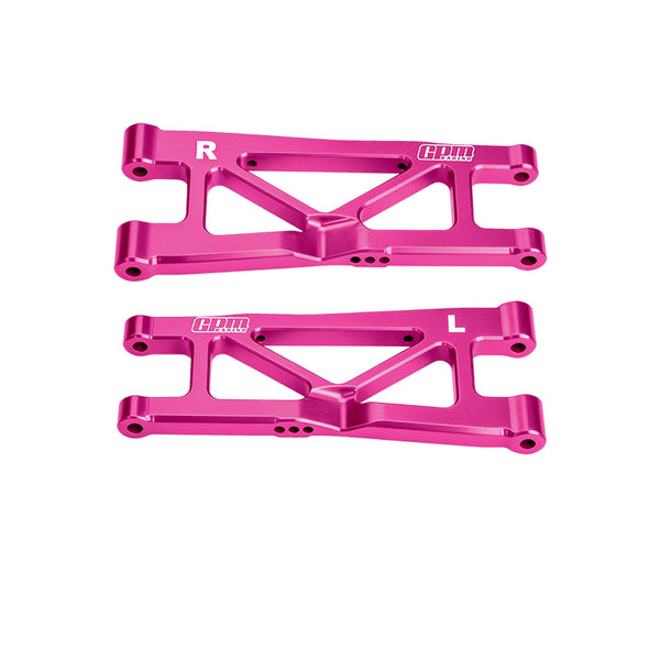 Aluminum 7075-T6 Alloy Rear Lower Suspension Arms For Arrma 1/16 Mini Kraton 3S Speed Truck-ARA2508 Upgrades - Pink