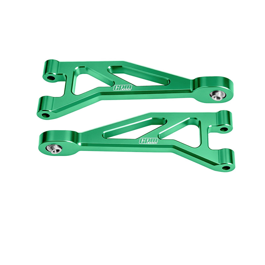 Aluminum 7075-T6 Alloy Rear Upper Suspension Arms For Arrma 1/16 Mini Kraton 3S Speed Truck-ARA2508 Upgrades - Green