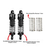 Aluminum Alloy Front Shock Absorbers 62mm For Arrma 1/16 Mini Kraton 3S Speed Truck-ARA2508 Upgrades - Black