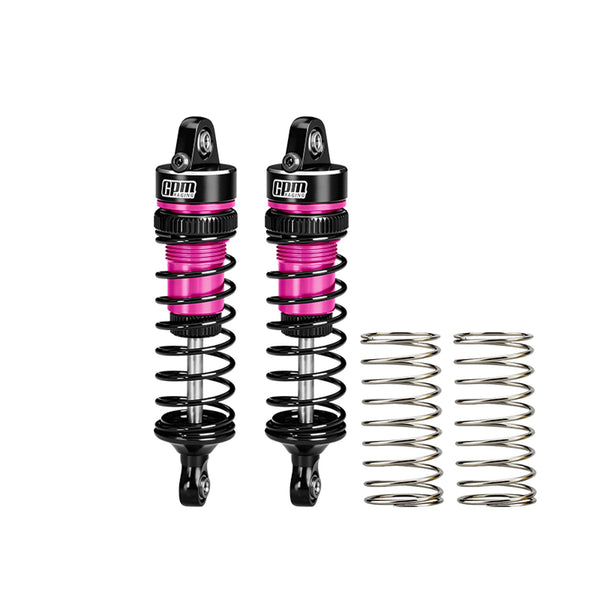 Aluminum Alloy Front Shock Absorbers 62mm For Arrma 1/16 Mini Kraton 3S Speed Truck-ARA2508 Upgrades - Pink