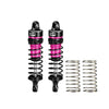 Aluminum Alloy Front Shock Absorbers 62mm For Arrma 1/16 Mini Kraton 3S Speed Truck-ARA2508 Upgrades - Pink