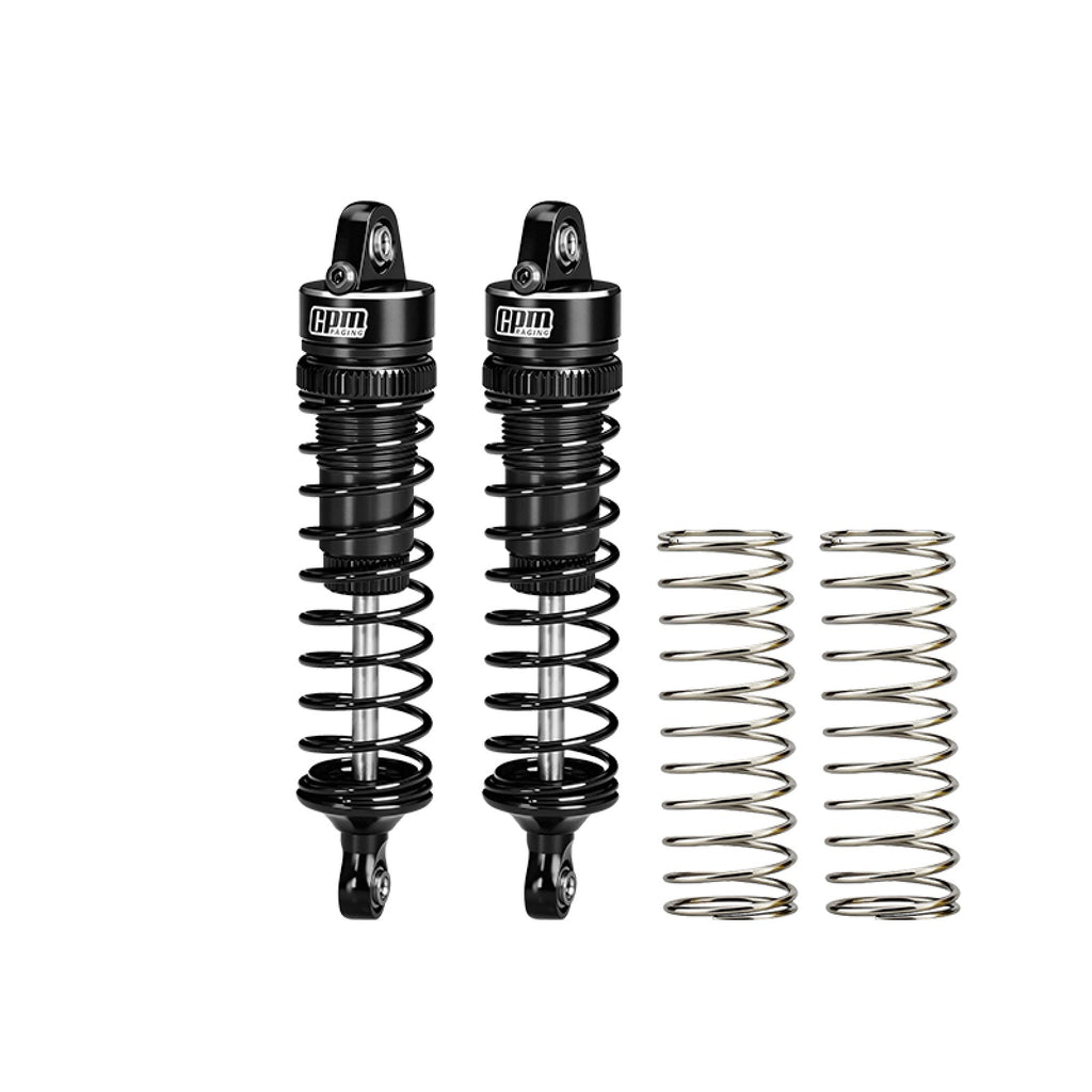 Aluminum Alloy Rear Shock Absorbers 74mm For Arrma 1/16 Mini Kraton 3S Speed Truck-ARA2508 Upgrades - Black