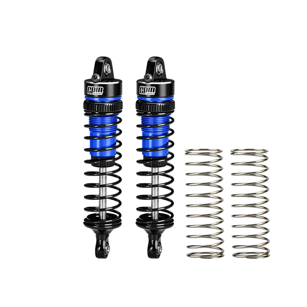 Aluminum Alloy Rear Shock Absorbers 74mm For Arrma 1/16 Mini Kraton 3S Speed Truck-ARA2508 Upgrades - Blue