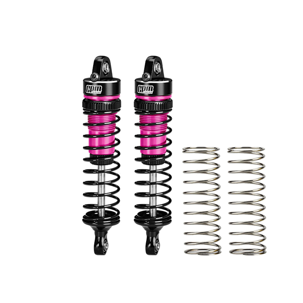 Aluminum Alloy Rear Shock Absorbers 74mm For Arrma 1/16 Mini Kraton 3S Speed Truck-ARA2508 Upgrades - Pink