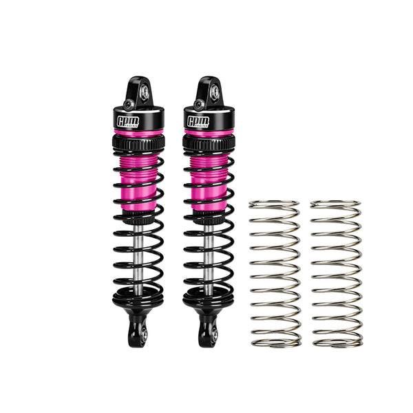 Aluminum Alloy Rear Shock Absorbers 74mm For Arrma 1/16 Mini Kraton 3S Speed Truck-ARA2508 Upgrades - Pink