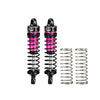 Aluminum Alloy Rear Shock Absorbers 74mm For Arrma 1/16 Mini Kraton 3S Speed Truck-ARA2508 Upgrades - Pink
