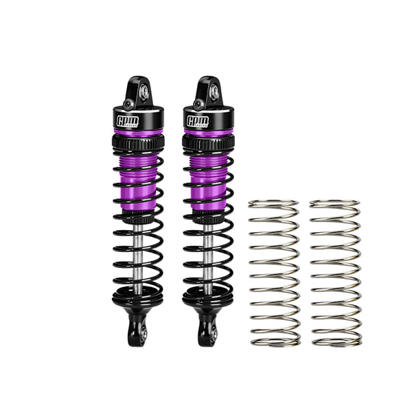 Aluminum Alloy Rear Shock Absorbers 74mm For Arrma 1/16 Mini Kraton 3S Speed Truck-ARA2508 Upgrades - Purple