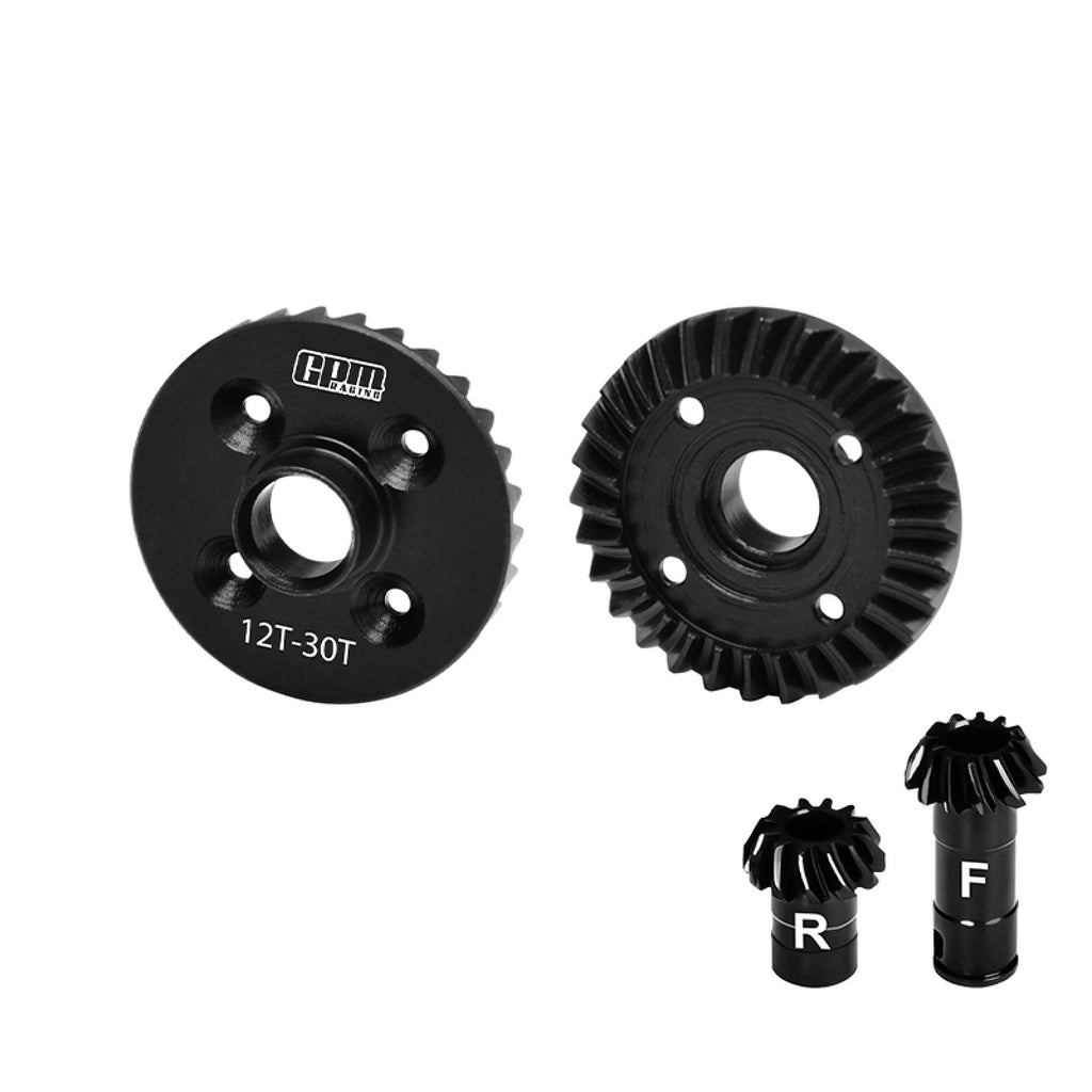 20CrMnTi Steel Front And Rear Differential Gear 30/12T Set For Arrma 1/16 Mini Kraton 3S Speed Truck Upgrades 