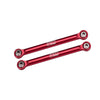 Aluminum 7075-T6 Alloy Front Steering Toe Links For Arrma 1/16 Mini Kraton 3S Speed Truck-ARA2508 Upgrades - Red