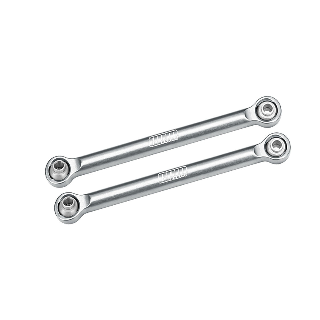 Aluminum 7075-T6 Alloy Front Steering Toe Links For Arrma 1/16 Mini Kraton 3S Speed Truck-ARA2508 Upgrades - Silver