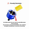 20CrMnTi Steel + Aluminum 7075 Alloy Complete Center Differential 63T 0.5 Mod For Arrma 1/16 Mini Kraton 3S Speed Truck Upgrades - Blue