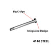 4140 CARBON STEEL SHOCK SHAFTS For Arrma 1/16 Mini Kraton Speed Truck Upgrades