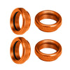Aluminum 6061-T6 Alloy Shock Collars For Arrma 1/16 Mini Kraton 3S Speed Truck-ARA2508 Upgrades - Orange