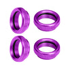 Aluminum 6061-T6 Alloy Shock Collars For Arrma 1/16 Mini Kraton 3S Speed Truck-ARA2508 Upgrades - Red