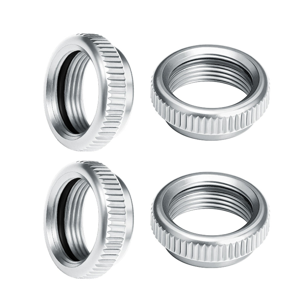 Aluminum 6061-T6 Alloy Shock Collars For Arrma 1/16 Mini Kraton 3S Speed Truck-ARA2508 Upgrades - Silver