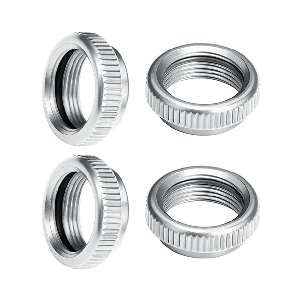 Aluminum 6061-T6 Alloy Shock Collars For Arrma 1/16 Mini Kraton 3S Speed Truck-ARA2508 Upgrades - Silver