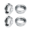 Aluminum 6061-T6 Alloy Shock Collars For Arrma 1/16 Mini Kraton 3S Speed Truck-ARA2508 Upgrades - Silver