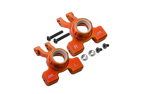 Arrma 1/10 KRATON 4S BLX Aluminum Rear Knuckle Arm - 2Pc Set Orange