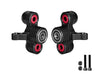 Aluminum 6061-T6 Alloy Front Steering Knuckles (Larger Bearings) For Arrma 1/5 Kraton 8S EXB Outcast 8S EXB - Black