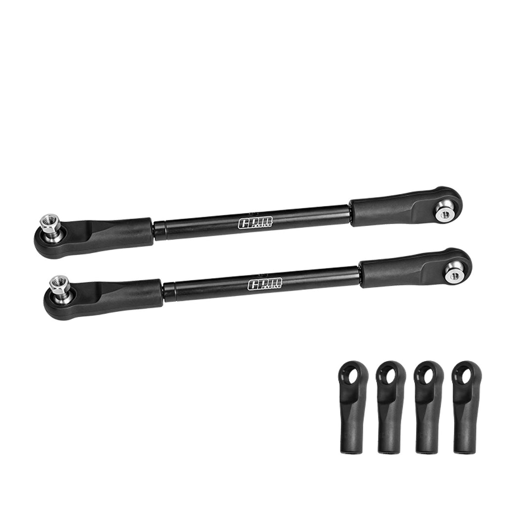 4140 Carbon Steel Adjustable Front Steering Tie Rod 163-168mm For ARRMA 1/5 Kraton 8S EXB Outcast 8S EXB 