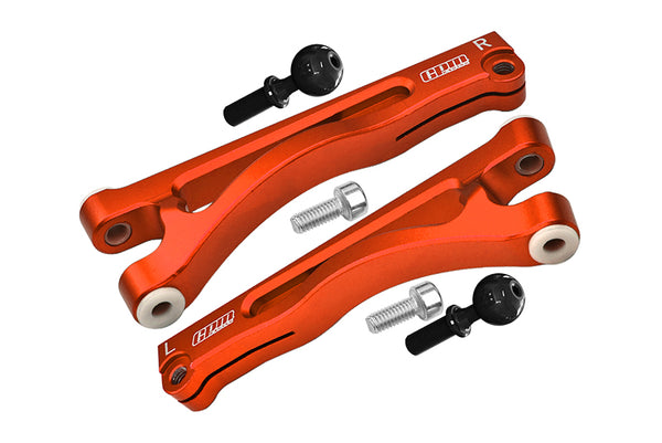 Arrma 1/7 Mojave 6S BLX Aluminum Front Upper Arms - 2Pc Set Orange