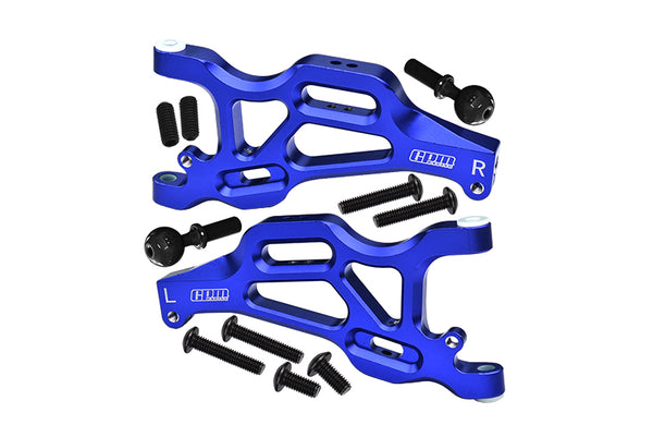 Arrma 1/7 Mojave 6S BLX Aluminum Front Lower Arms - 2Pc Set Blue