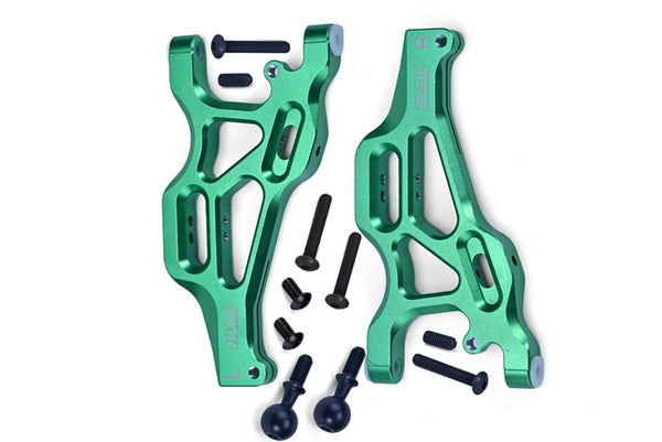 Arrma 1/7 Mojave 6S BLX Aluminum Front Lower Arms - 2Pc Set Green