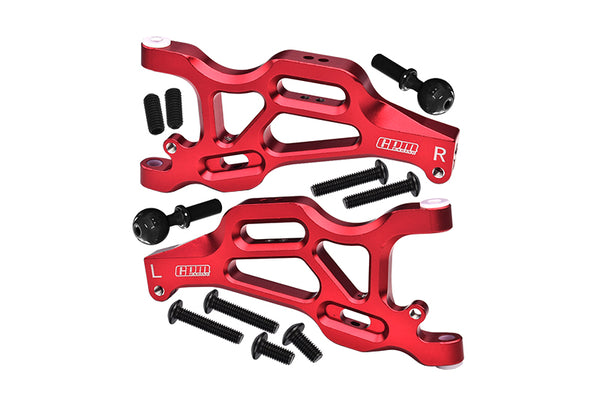 Arrma 1/7 Mojave 6S BLX Aluminum Front Lower Arms - 2Pc Set Red