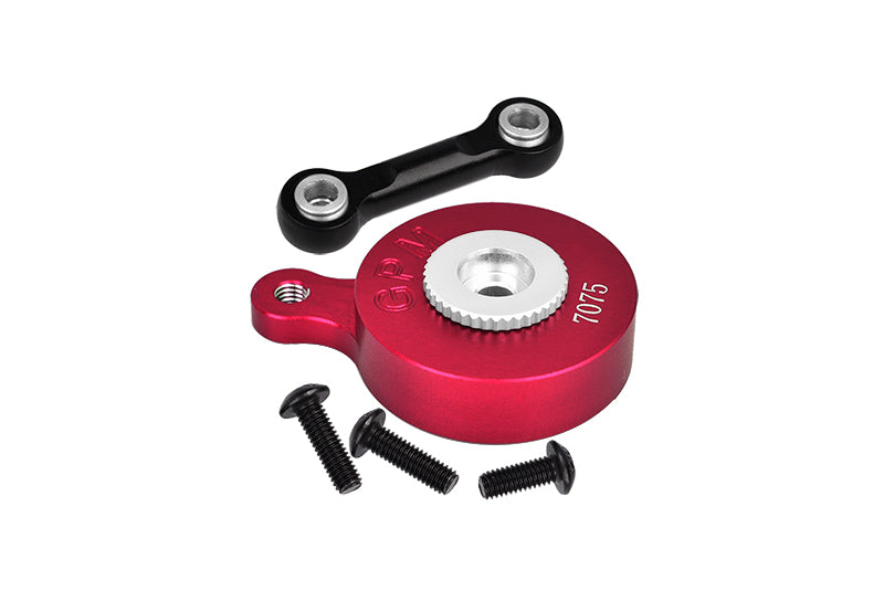 Aluminum 7075 Direct Mount Servo Saver (25T Spline) With Fix Link For Arrma 1:10 VORTEKS / SENTON / BIG ROCK / OUTCAST / GRANITE / KRATON / SENTON / 1:8 MOJAVE / VENDETTA / INFRACTION Upgrades - Red