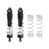 Aluminum 6061-T6 Alloy Progressive Spring Front Shock 132mm For Arrma 1/8 MOJAVE 4X4 4S BLX Desert Truck RTR-ARA4404 Upgrades - Black