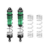 Aluminum 6061-T6 Alloy Progressive Spring Front Shock 132mm For Arrma 1/8 MOJAVE 4X4 4S BLX Desert Truck RTR-ARA4404 Upgrades - Green