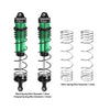 Aluminum 6061-T6 Alloy Progressive Spring Rear Shock 144mm For Arrma 1/8 MOJAVE 4X4 4S BLX Desert Truck RTR-ARA4404 Upgrades - Green