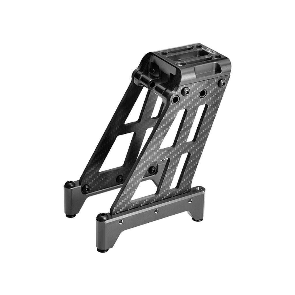 Aluminum 7075-T6 Alloy + Carbon Fiber Center Tower For Arrma 1/5 Outcast 8S EXB Kraton 8S EXB Upgrade Parts - Black