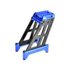 Aluminum 7075-T6 Alloy + Carbon Fiber Center Tower For Arrma 1/5 Outcast 8S EXB Kraton 8S EXB Upgrade Parts - Blue