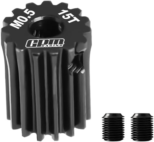 40Cr Steel Motor Gear 15T (Module:0.5mm, Motor Tooth Diameter:2.2mm) 