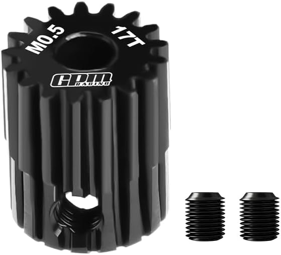 40Cr Steel Motor Gear 17T (Module:0.5mm, Motor Tooth Diameter:2.2mm) 
