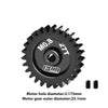 R/C Car Upgrade Parts : 40Cr Steel Motor Gear 27T (32 Pitch, Module 0.8mm, Motor Tooth Diameter 3.175mm, Tooth Surface Outer Diameter 23.1mm)