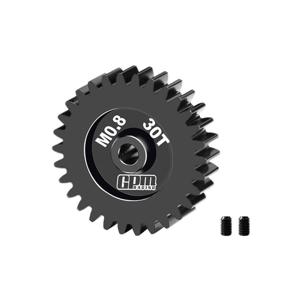 R/C Car Upgrade Parts : 40Cr Steel Motor Gear 30T (32 Pitch, Module 0.8mm, Motor Tooth Diameter 3.175mm, Tooth Surface Outer Diameter 25.5mm)