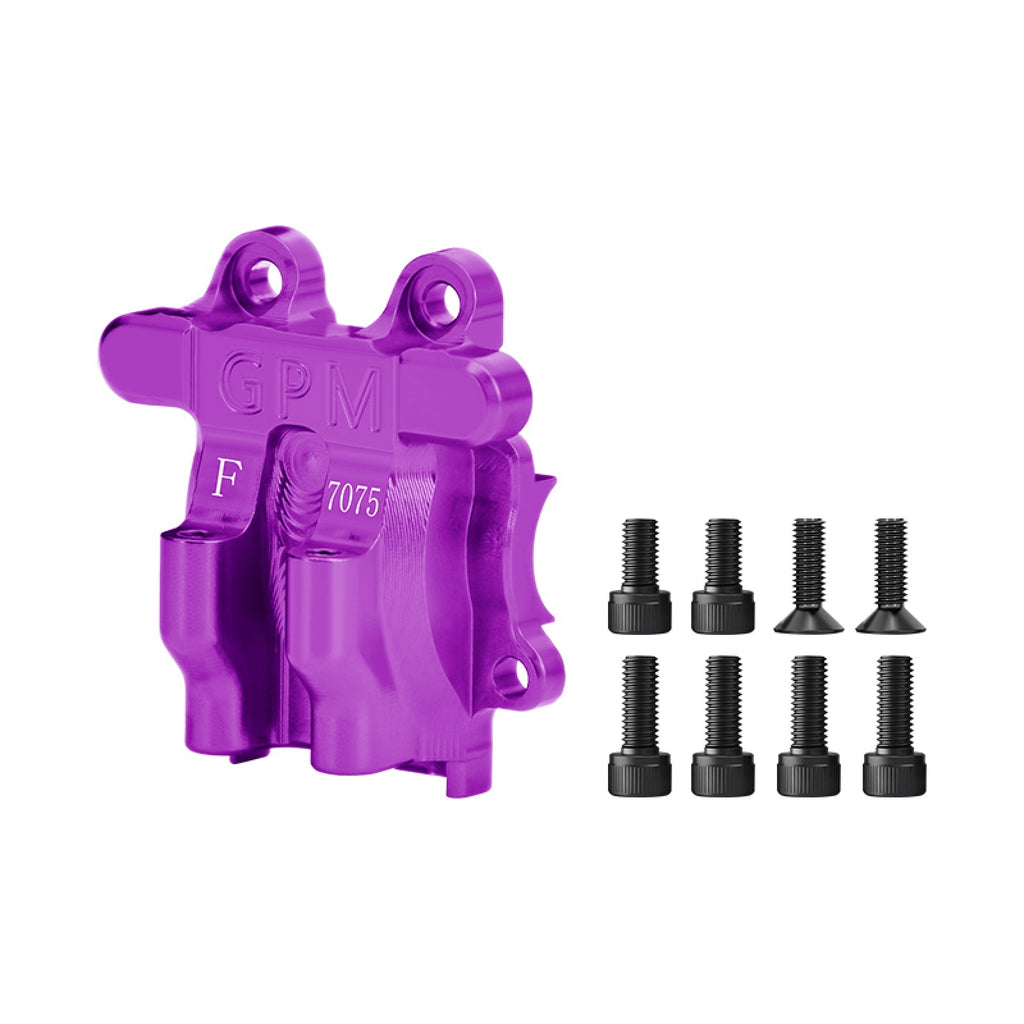 Aluminum 7075 Front Diff Cover For Arrma 1/18 Granite GROM MEGA 380 Brushed 4X4 Monster Truck ARA2102 Upgrades - Purple